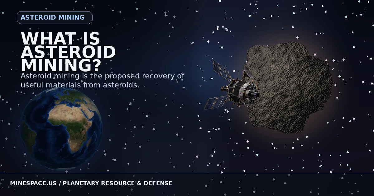 MineSpace illustrative close-up of Earth and Apophis, not an asteroid mining operation